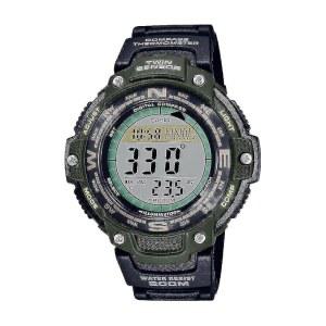 카시오 SGW100 시리즈 디지털 시계 컴퍼스 200만 WR 100 SEC 스톱워치 방향 온도를 위한 트윈 센서 저온