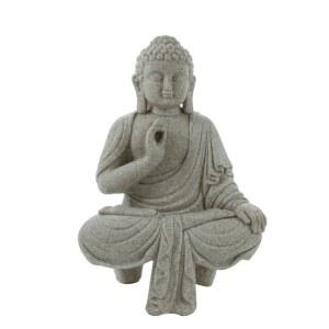 미니 불교 입상 인형 취식 정원 길조 포대화상 토퍼 석영 레이키 좌상 머리 상자 지장보살