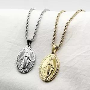 기적의패 목걸이 분도패 기적의 메달 기적패 천주교 성물 세례