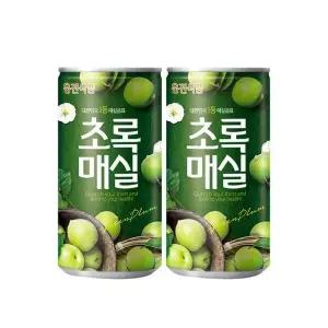 웅진 초록매실 180ml 90캔