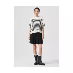 브랜드정품 에잇세컨즈 8SECONDS 나일론 플리츠 치마바지 블랙 (324725LY15) 350673