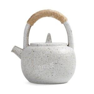 식 투박 거친 다도 찻주전자 세라믹 차주전자 200ml 차호 수제 도자기