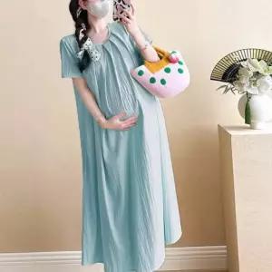 플리츠 드레스 허리라인 여성스러운 분위기 체형 커버 착용감 데일리 스타일 디자인 세련된