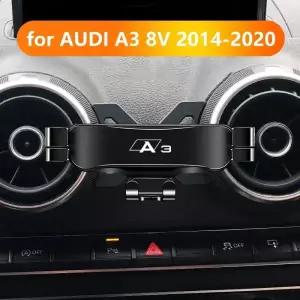 아우디 A3 S3 8V 2014-2020 에어 벤트 마운트 스탠드 GPS 중력 네비게이션 브래킷 자동차 액세서리에 대한