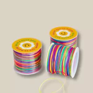 레인보우 포장끈 도시락꾸미기 선물포장 팔찌만들기 답례품포장 지끈