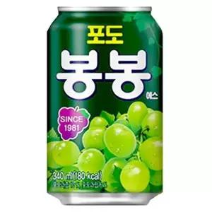 포도 봉봉 340ml 24캔 탕비실 음료수 간식 캔음료