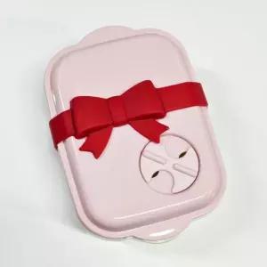 야마다 리본 런치 도시락 고정 밴드 스트랩 핫핑크 어 도시락밴드