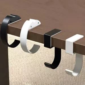 사무실 책가방걸이 2Color 가방걸이 교실 휴대용 5자형 무타공