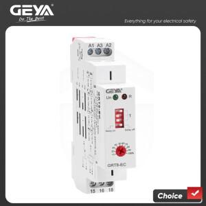 GEYA GRT8-EC 지연 ON OFF 단일 기능 시간 릴레이 AC220V AC380-440V 타이머 10A CE CB ROHS