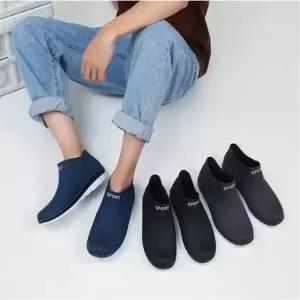 남자 단목 고무장화 레인부츠 키높이 방수 운동화