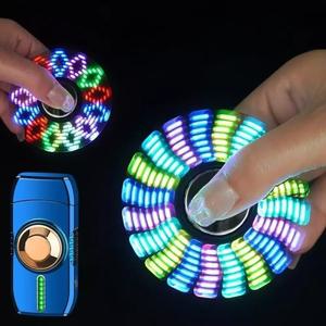 메탈 스마트 음성 인식 라이터 점화기 방풍 usb 라이타