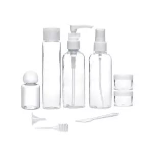 화장품 공병 리필 용기 9종 세트 여행 용품 여행용 스킨로션 크림 스프레이 펌프          RAM