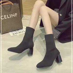 부츠 데일리 앵클 여성 삭스 심플 신발 DWDBCE64