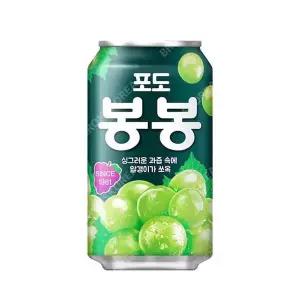 해태 포도 봉봉 340ml X 24캔 과즙 음료수 캔음료 뚱캔