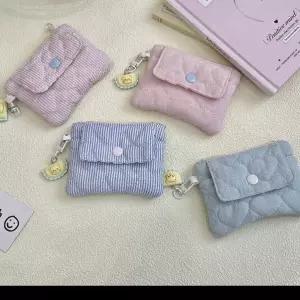 파스텔 스윗 누빔 카드 동전 지갑 파우치 4컬러