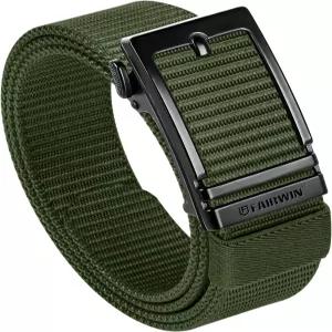 페어윈 남성용 래칫 벨트 - 청바지 바지 골프 일상적인 사용에 맞게 조절 가능한 자동 버클이 있는 나일론