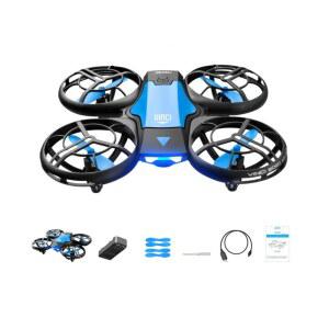 단일모드 배터리2개 미니드론 포켓드론선물용 핸드블루 미니 리모컨 호버링 입문용 핸드