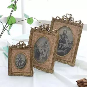 [마이모노샵][마이모노샵] 침실 거실 카페 진열 테이블 탁상 고리 앤틱 리본 액자 (17394219)