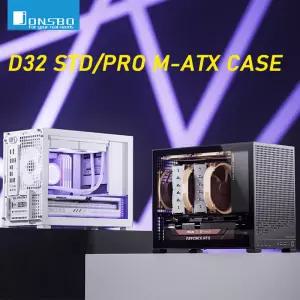 Jonsbo D32 STD/PRO 미니 데스크탑 케이스 MINI-ITX MATX PC 지원 ATX/SFX 전원 공급 장치 240수냉식