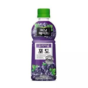 미닛메이드 포도 주스 350ml 12개