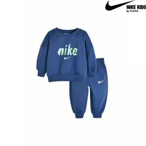 [백화점정품] 26년 NEW 나이키 NIKE E1D1 맨투맨 세트 네이비 12-24개월 A261ST831P