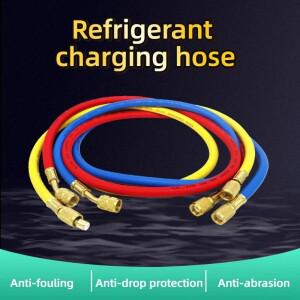R410a R32 냉매 충전 호스 볼 밸브 포함 에어컨 매니폴드 게이지 자동차 액세서리