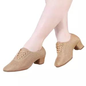 여성 댄스화 미드힐 볼룸 모던 구두 스포츠 재즈화