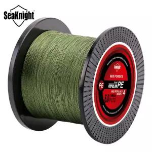 Seaknight tp pe 낚시 라인 500 m 1000 꼰 8-80lb multifilament 잉어 코드 스레드
