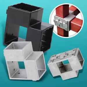 사각파이프 조인트 연결 각파이프 조립식 diy 브라켓