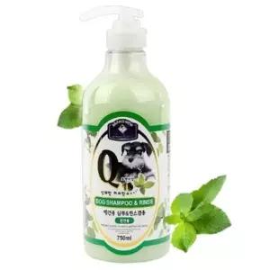 강아지 큐엔자임 허브 샴푸 750ml 1P 린스겸용 올인원