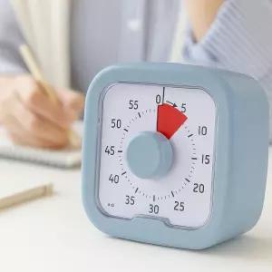 탁상 스톱워치 수능생 공부 무소음 건전지 알람 시계