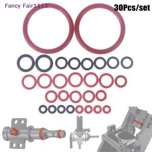 30Pcs O-링 씰 키트 Saeco 커피 머신 브루잉 그룹 스파우트 커넥터 씰링 링 액세서리 용 실리콘 가스켓