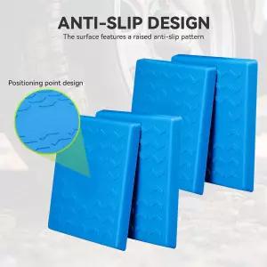 RVMATE RV 레벨링 블록 상단 커버 4팩 잭 패드 캠핑카용 연동 캡 여행 트레일러