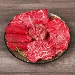 [아침애딴] 국내산 구이용 소고기 육우 갈비세트 1.2kg