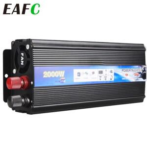 자동차 인버터 12V 220V 전압 변환기 2000W-500W 전원 충전기 DC AC 전화 태블릿