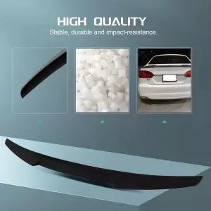 SCITOO 스포일러 윙 폭스바겐 제타 2012-2018 글로시 블랙 리어 트렁크 리드 윙에 적합