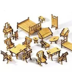 미니어처 가구 조립건물 프라모델 만들기