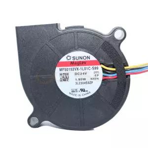 Sunon MF50152VX-1L01C-Q99 MF50152VX-1L01C-s99 24VDC 1.95W PWM 냉각 팬용 24v 5015 송풍기 팬 3D 프린터