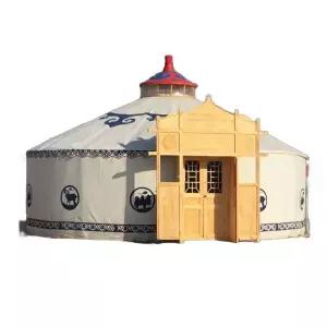 몽골텐트 대형 식당 텐트 행사 글램핑 게르 장박