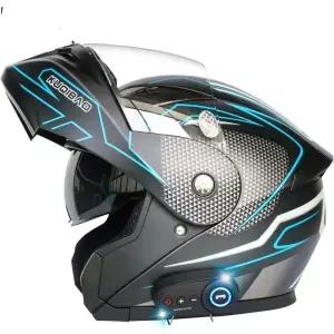 블루투스 모자 하이바 바이크 헬멧 듀얼고글 경량 오토바이 스쿠터