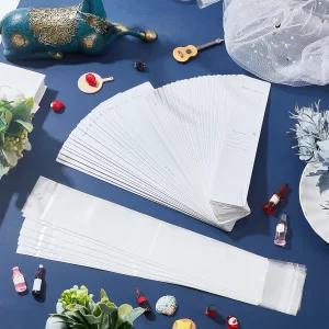 2가지 스타일의 PH 팬더홀 100팩 목걸이 디스플레이 키트 종이 카드 및 보석 포장용 클리어 백