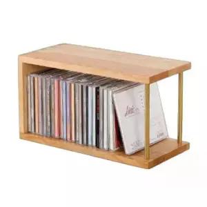 CD 랙 진열 DVD 원목 꽂이 슬롯 거치대 보관함 수납
