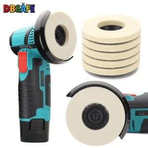 50/75mm 양모 연마 휠 펠트 패드 앵글 그라인더 디스크 메탈 석 유리 세라믹 1PC 전문 도구