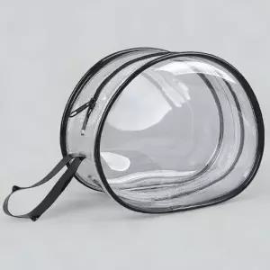 미니파우치 다용도가방 케이스 라운드 파우치 PVC 투명 보관