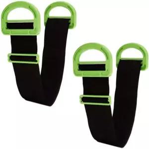 팅 및 이동 스트랩 2팩 내구성이 뛰어난 손잡이가 있는 운반 스트랩은 가구 상자 매트리스 건설용