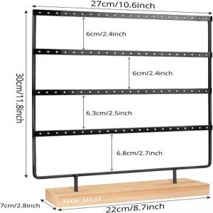 모콜로 귀걸이 홀더 스탠드 정리함 디스플레이 스탠드(88홀 및 4겹)