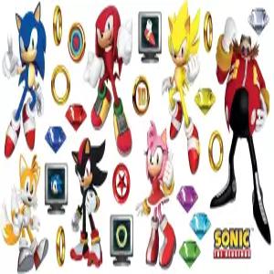 룸메이트 소닉 더 헤지혹 캐릭터 월 데칼 RMK5584SC