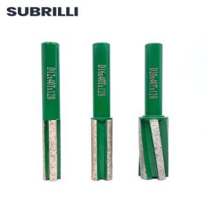 SUBRILLI CNC 다이아몬드 핑거 비트 세그먼트 라우터 휠 D12/16/20MM 드릴링 커팅 연삭 화강암 석 콘크리트