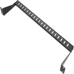 징청메이 1U 수평 19인치 랙 마운트 케이블 관리 바 깊이 조절 가능한 레이싱 크로스 블랙 1U1PC