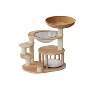캣타워 타워형 둥지 캣폴 스크래쳐 프레임 선반 놀이터 하우스 고양이